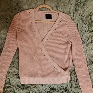 pink sweater